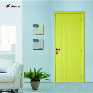 Precio barato colorida pintura madera puerta <span class=keywords><strong>de</strong></span> la habitación interior en la India - Product Image 2