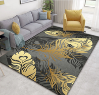 Tapis de salon au design moderne en gros - Tapis lavable antidérapant pour enfants, jeux, fêtes, camping et voiture