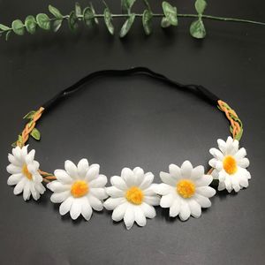 Diademas de guirnalda floral con corona de flores a la moda para niña dama multicolor para fiesta de boda - Product Image 5