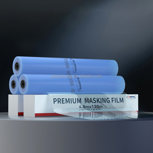 Film de masquage automobile en plastique HDPE, rouleau de 300 m, souple, moulé par soufflage, pour la peinture automobile, utilisation chimique - Product Image 5