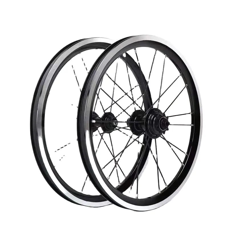 TAOZIK 9T 16/20 H Unique Vitesse 4 Roulements 16 Pouces 305 74 mm 85 mm Vélo De Route Roue De Vélo Pliant