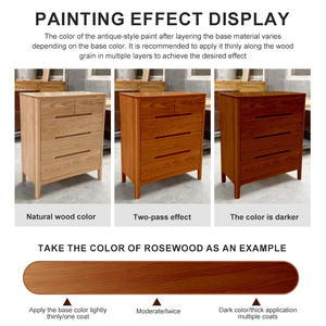 Cire de <span class=keywords><strong>bois</strong></span> à base d'eau fournisseur d'huile teinture de couleur meubles sol extérieur protéger conservateur vernis peinture revêtement - Product Image 5