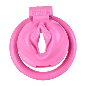 Dispositivo de Castidad Masculina de Resina ABS FRRK, Jaula para Pene, Jaula de Castidad con Bloqueo para Hombres, Juguetes Sexuales para Hombres - Product Image 1