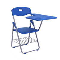 Nouvelle chaise de conférence et de formation avec tableau d'écriture et étagère de rangement