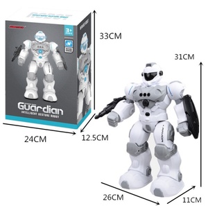 <span class=keywords><strong>Robot</strong></span> télécommandé transfrontalier programmable 2,4 GHz sans fil avec détection gestuelle, son, lumière, musique, vocalisation et commande vocale intelligente - Product Image 5