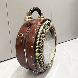 Fashion European Retro Style Creative Large <strong>Clock</strong> Watch <strong>Bag</strong> Cross-Border Shoulder <strong>Bag</strong> <strong>Bag</strong> with Zipper - Product Image 4