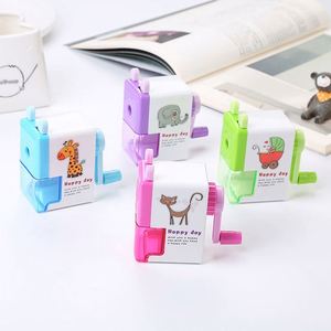 Sacapuntas Mecánico de Plástico para Niños con Logotipo Personalizado, Sacapuntas Manual para Lápices de Colores - Product Image 3