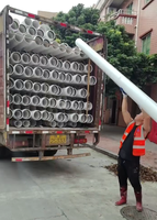 Tuyau PVC à pression pour l'irrigation résidentielle, agricole et paysagère, construction, 200 mm, raccord à douille R 1'' 2'' 3'' 4'' 6'' avec joint en caoutchouc