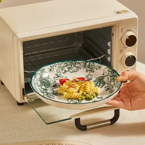 <span class=keywords><strong>Vajilla</strong></span> de Cerámica Moderna Clásica con Acabado Crema Bajo Esmalte, Juego de <span class=keywords><strong>Vajilla</strong></span> de Gres Ligero <span class=keywords><strong>para</strong></span> Frutas, <span class=keywords><strong>para</strong></span> Uso Doméstico, Fiestas y Restaurantes, Nuevo Juego - Product Image 3