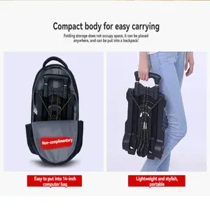 Individueller Flughafen-Reisetaschen-Scooter Gepäckpalette Klappbarer Hand-Schiebe-Wagen-Hand-Lkw-Hand-Wagen für den Transport von Waren
