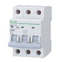 Disjoncteur miniature JIELI MN11-8A 1P-4P, capacité de coupure 4,5 kA, 1A-63A, 50/60Hz, cuivre, protection domestique et industrielle