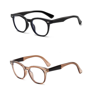 Gafas de Computadora con Montura Completa y Lentes Amarillas Anti Luz Azul, Estilo Clásico QY, para Adultos Unisex - Product Image 1