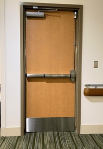 <span class=keywords><strong>Porte</strong></span> intérieure coupe-feu en bois massif UL en teck/chêne/cerisier/meranti/hêtre - Product Image 2