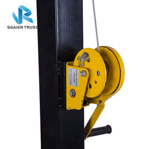 SgaierTruss 2-6m 6.5-20ft sıralı hat hoparlör ses krank teslim işık standı asansör ses led ekran asansör - Product Image 5