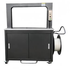 High-Speed Automatic 5MM PP Belt Cardboard Wrapping Packing Baler Packaging Box Strapping <b>Binding</b> Bundling <b>Machine</b> for Carton - Product Image 3