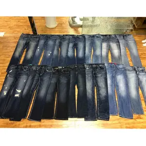 GZY Wholesale Factory direct sale Jeans liquidation in men's jeans overstock clearance cheap jeans apparel stock