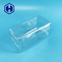 Vente en gros de boîtes alimentaires jetables en plastique PET transparent pour gâteau, nouilles, chewing-gum, pizza, hamburger, emballage carré recyclable