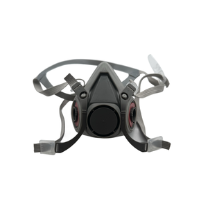 Masker Respirator Setengah Wajah Karet Anti Debu dengan Filter Ganda, Cat Semprot yang Dapat Disesuaikan, Perlindungan Khusus - Product Image 1