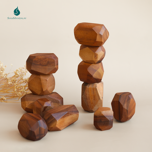 Wooden Balancing Block : Product Must-Have Educational Toy for Kids Adults Activity to Open-Ended Play - Product Image 2