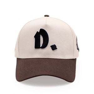 Casquettes de baseball de haute qualité avec broderie personnalisée, 5 panneaux, bicolores, logo brodé en 3D - Product Image 2
