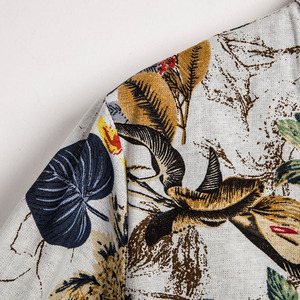 Camicie da <span class=keywords><strong>uomo</strong></span> all'ingrosso: Camicie hawaiane in cotone e <span class=keywords><strong>lino</strong></span> taglie forti, camicie vintage stampate casual da <span class=keywords><strong>uomo</strong></span>, stile smoking - Product Image 3