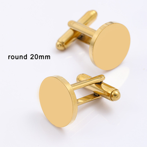 Mancuernillas de Acero Inoxidable Grabables por Láser, con Logotipo Personalizado, Estilo Francés, para Camisa de Vestir, para Hombres, Negocios, Bodas - Product Image 3