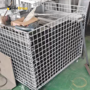HM cesta de alambre de kim loại thép lưu trữ lưới ráp lồng container - Product Image 6