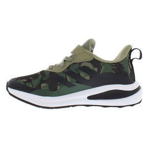 Scarpe Adidas Fortarun El per Ragazzi, Taglia 12, Colore: Verde/Marrone - Product Image 2