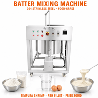 Machine automatique de mélange de pâte 100L 200L avec pompe de décharge pour ligne de panification continue
