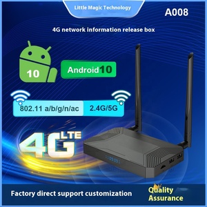 Tốc Độ Cao 4G Mạng <span class=keywords><strong>Android</strong></span> 10 4K <span class=keywords><strong>HD</strong></span> TV Box Plug-in Thẻ Sim Đa Phương Tiện Máy Nghe Nhạc 4G LTE Toàn Cầu Router Không Dây Amlogic S905 x 3 - Product Image 2