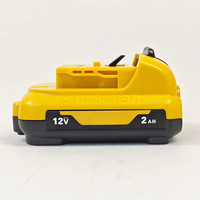 Batterie de remplacement Li-ion 12V 2.0Ah compatible avec les outils sans fil DW DCB127