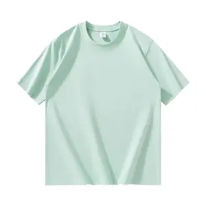 Hochwertige individuelle 100 % Baumwolle einfarbiges Herren-T-Shirt Großhandel hohe Qualität gekämmte Baumwolle Übergröße T-Shirt 180 g Baumwolle