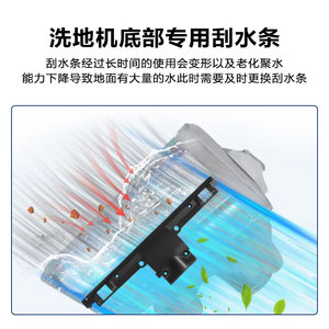 Universal <b>Squeegee</b> Blades For Bissell X7 5.0 Duo Floor Scrubber Models 3350 2832 2955 3055 3279 Durable Plastic Replacement Part - Product Image 4