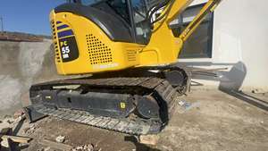 Excavatrice hydraulique sur chenilles Komatsu PC55mr d'occasion PC130/200/300 en bon état pour une utilisation à la ferme - Product Image 5