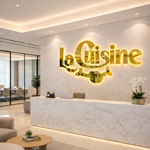 Enseigne lumineuse LED, enseigne lumineuse, lettres en métal, enseigne murale, enseigne intérieure, enseigne de magasin de massage et de spa, signalétique commerciale, fabrication sur mesure - Product Image 1