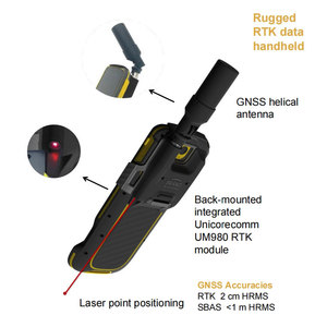 휴대용 다주파수 <span class=keywords><strong>GPS</strong></span> GNSS RTK D5Pro 고정밀 측량기기 IP68 등급 정밀 농업용 - Product Image 6