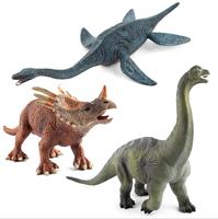 Juguete de dinosaurio personalizado, Serie de comercio exterior de plástico, simulación para niños, juguete de vinilo