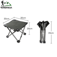 Mini tabouret pliant portable pour activités de plein air-pour camping pêche jardinage randonnée plage utilisation avec sac de transport
