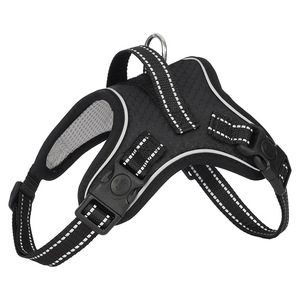 สายรัดอกสุนัขแบบปรับได้ สะท้อนแสง พร้อมหัวเข็มขัด สำหรับฝึกเดิน - Product Image 6