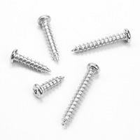 Clou autotaraudeur en fer nickelé M2/M2.3/M2.6/M3 à tête Phillips avec pointe filetée pour le travail du bois CLASSE 4