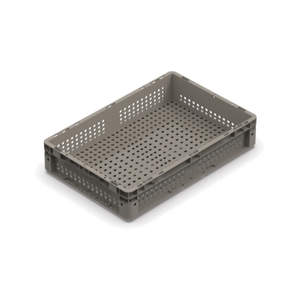 NEXIT per impieghi gravosi cassette di plastica pieghevoli e riciclabili 600x400x170 scatola di immagazzinaggio in rete impilabile e annidabile - Product Image 1