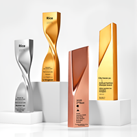 Trofeo de Resina Creativo Personalizado con Diseño a Medida para Eventos Anuales Corporativos, Reconocimiento a Empleados, Premios Conmemorativos