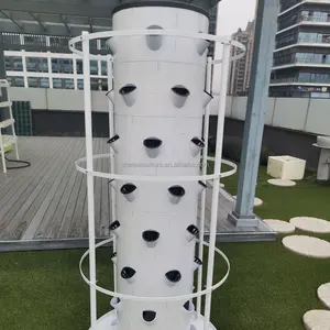 Soilless a type tower vertical hydroponic aeroponic tower gardening