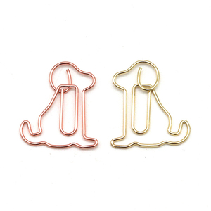 Design personalizzato oro rosa cane dorato bicicletta forma di libro stella materiale graffetta segnalibri per libri di cancelleria materiale scolastico - Product Image 5