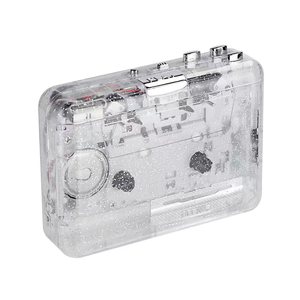 <span class=keywords><strong>Convertidor</strong></span> de Casete a <span class=keywords><strong>MP3</strong></span>/<span class=keywords><strong>WAV</strong></span> USB Transparente al por Mayor, Grabadora de Casete Portátil Estéreo de Alta Fidelidad con Acabado Plateado para el Hogar y Exteriores - Product Image 2