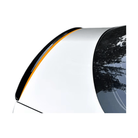 Aileron arrière de coffre en ABS noir brillant et motif carbone pour Audi A5 S5 2 portes Coupé 2007 à 2016