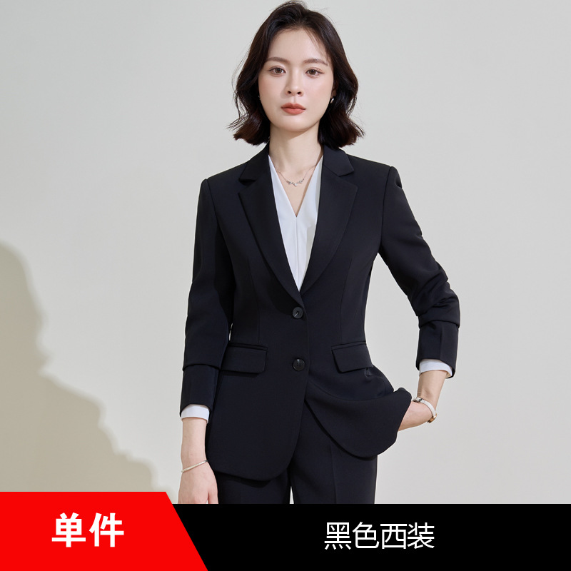 black suit