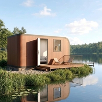 Conteneur maritime modifié haut de gamme pour glamping, maison étoile, chambre d'hôtel capsule préfabriquée pour complexe hôtelier