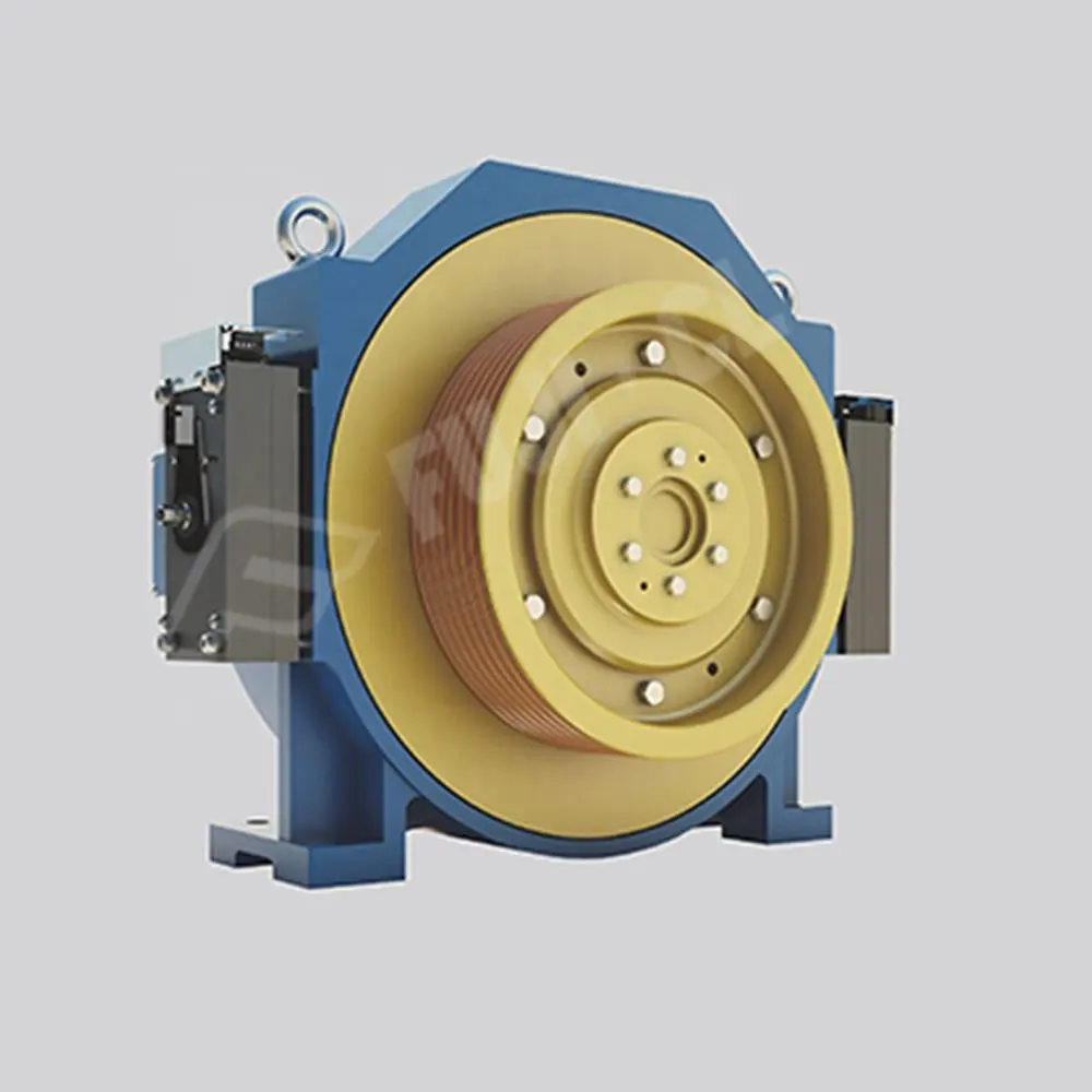 gearless machine motor for elevator