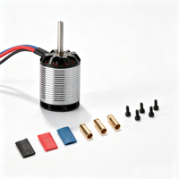 Moteur Brushless FlashHobby H550 1220KV, arbre de 6 mm, 3-6S, 347g, haute puissance, pour hélicoptère et avion de classe 550/600, OEM/ODM
